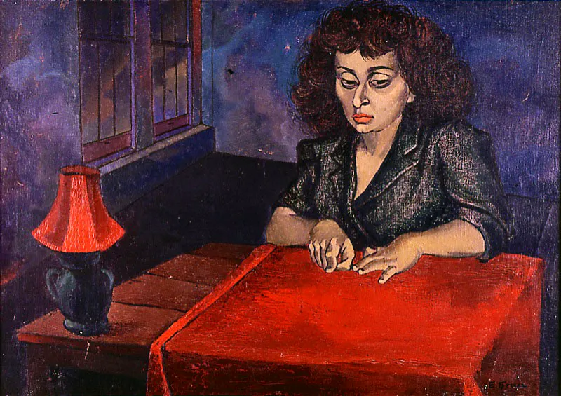 Esther. 1943. leo sobre lienzo. 45 x 98 cm 