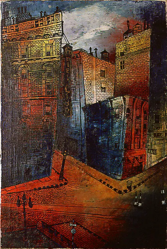 Broadway. 1942. leo sobre lienzo. 60 x 40 cm 