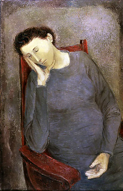 Sueo No.2. 1952. leo sobre lienzo. 80 x 60 cm 