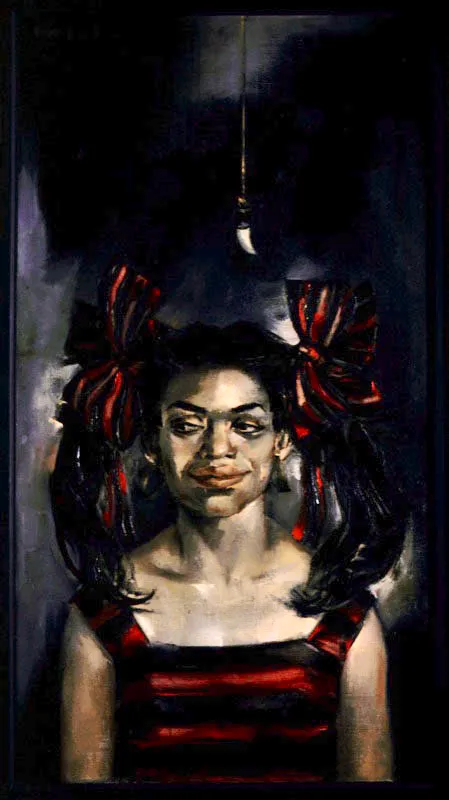 Delia Zapata. 1963. leo sobre lienzo. 110 x 60 cm 