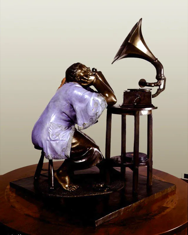 Blue tango. 1985. Escultura en bronce. 80 x 60 x 60 cm 