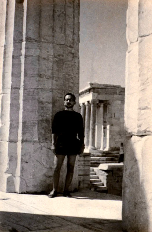 Enrique Grau en Atenas, Grecia. 1956.
