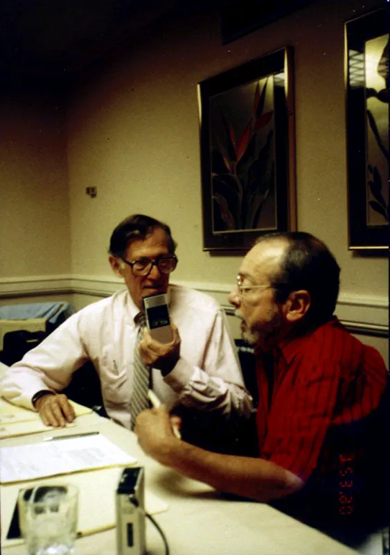 Entrevista de Enrique Grau con el crítico norteamericano Donald Goudall. 1991