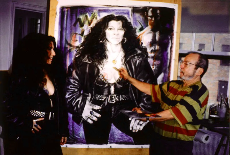 Enrique Grau y Danna Green. Nueva York. 1992