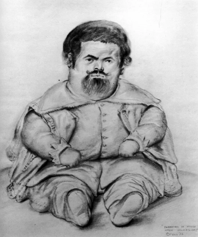 Sebastián de Morra, según Velázquez, 1973.