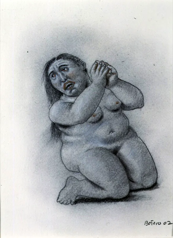 Vencida. 
2002. 
Lpiz. 
24 x 18 cm 