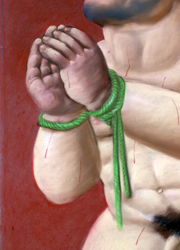 Sin ttulo (detalle).
2002. 
Pastel.
92 x 71 cm 