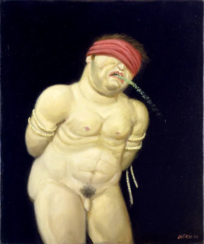 Sin ttulo. 
1999. 
leo sobre lienzo. 
38 x 32 cm  