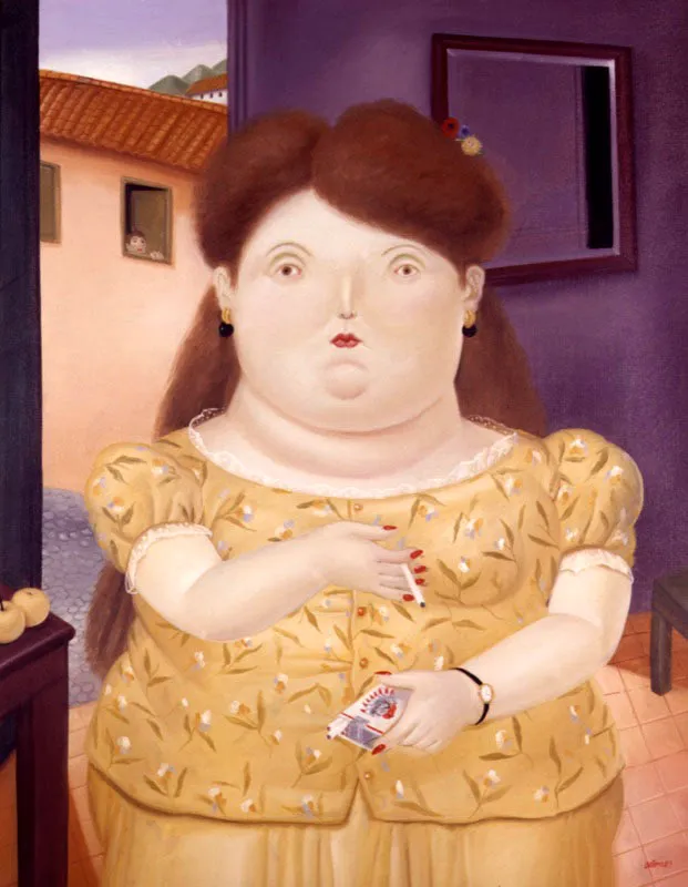 Colombiana. 
1983. 
leo sobre lienzo. 
115,5 x 90,5 cm 