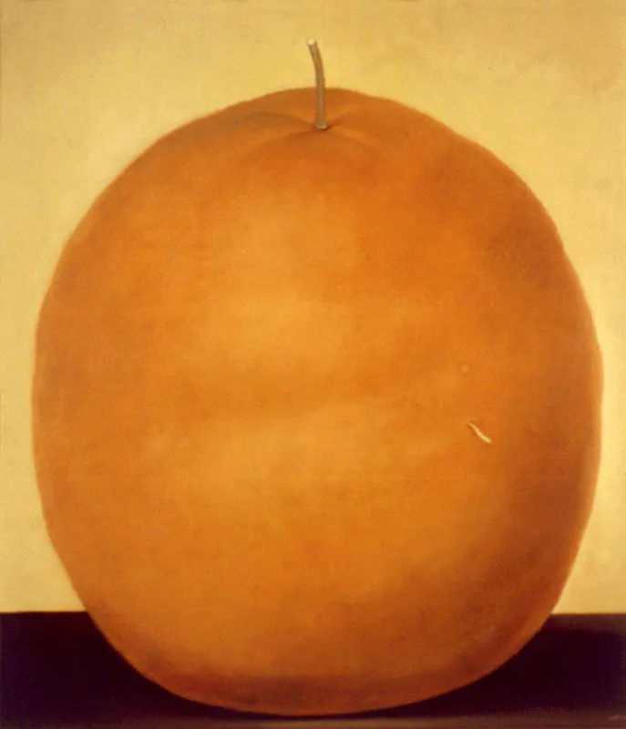 Naranja. 
1977. 
leo sobre lienzo. 
224,5 x 195 cm 