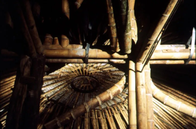 Detalle del pabellón de la guadua.
Manizales, Caldas, Colombia.