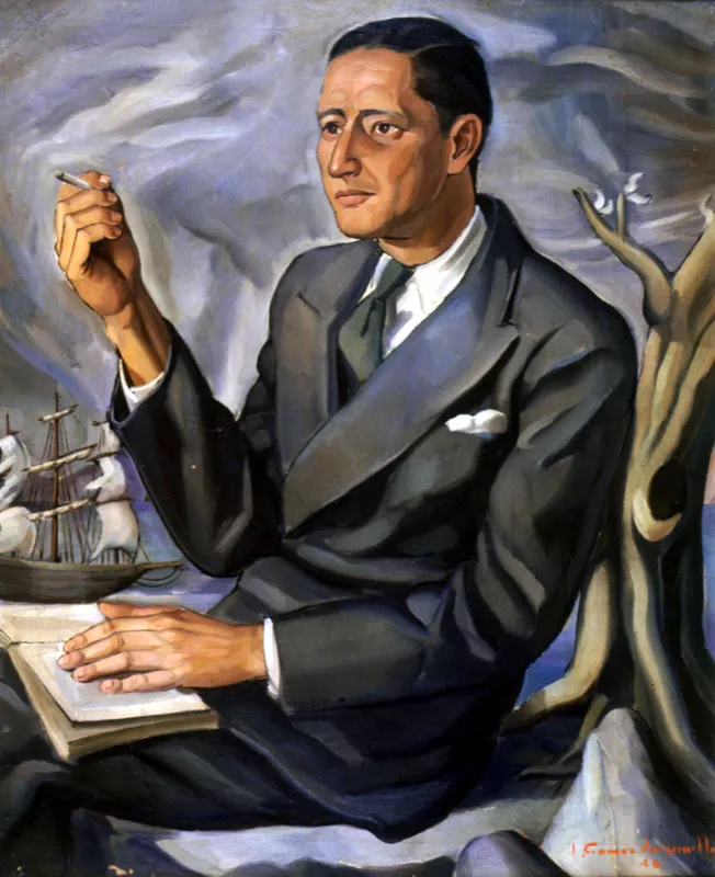 Gilberto Owen / 1946 / leo sobre lienzo / 99 x 81 cm 