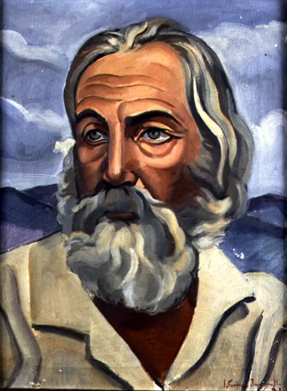 Walt Whitman / 1937 / leo sobre lienzo / 46,5 x 34,5 cm 