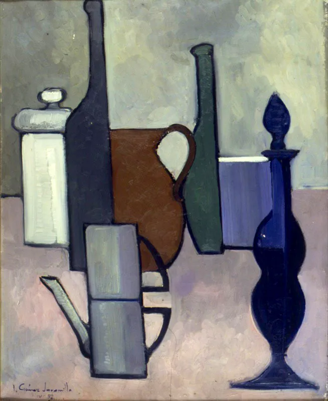 Bodegn / 1957 / leo sobre lienzo / 80 x 65 cm 