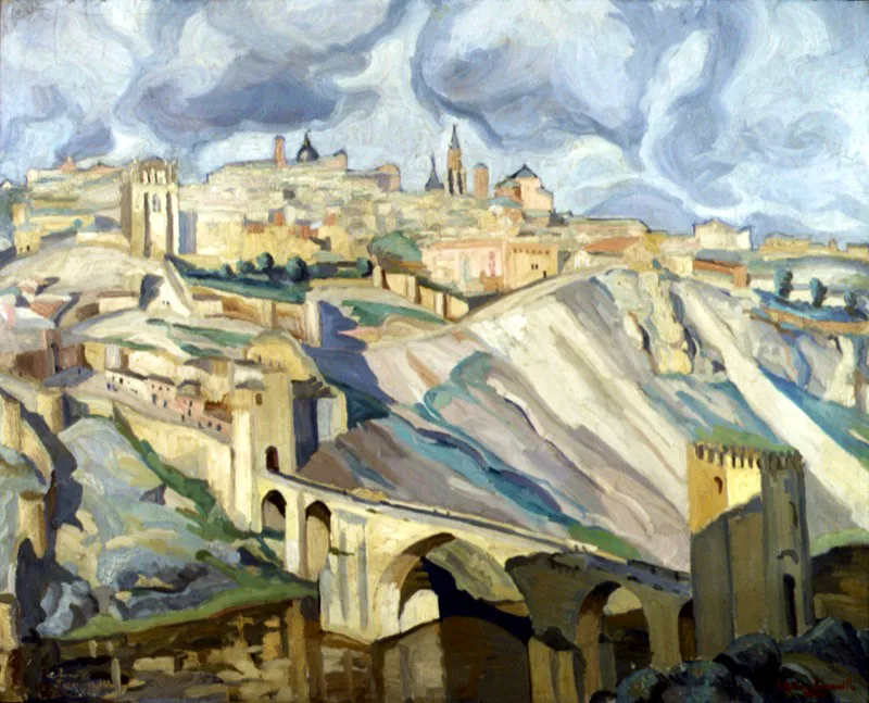 Vista de Toledo / sf / leo sobre lienzo / 100 x 120 cm 