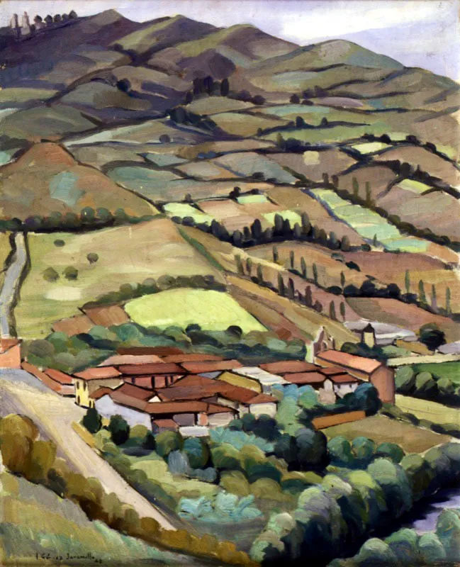 Paisaje / 1943 / Óleo sobre lienzo / 63 x 51 cm