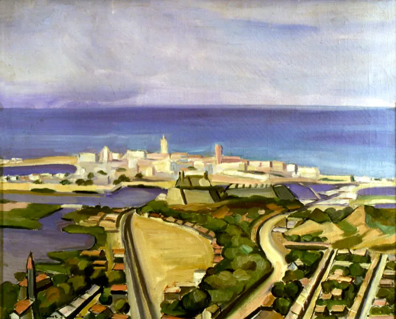 Cartagena / 1944 / Óleo sobre lienzo / 50 x 66 cm