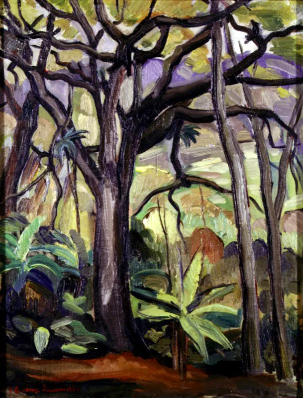 Selva de Urabá / sf / Óleo sobre lienzo / 59 x 44,5 cm