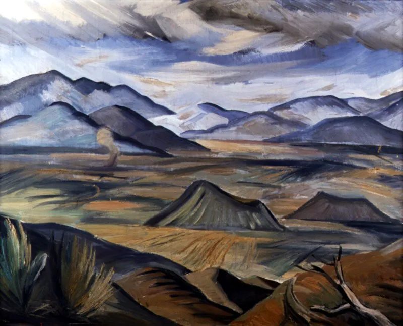 Valle de México / ca. 1940 / Óleo sobre lienzo / 80 x 100 cm