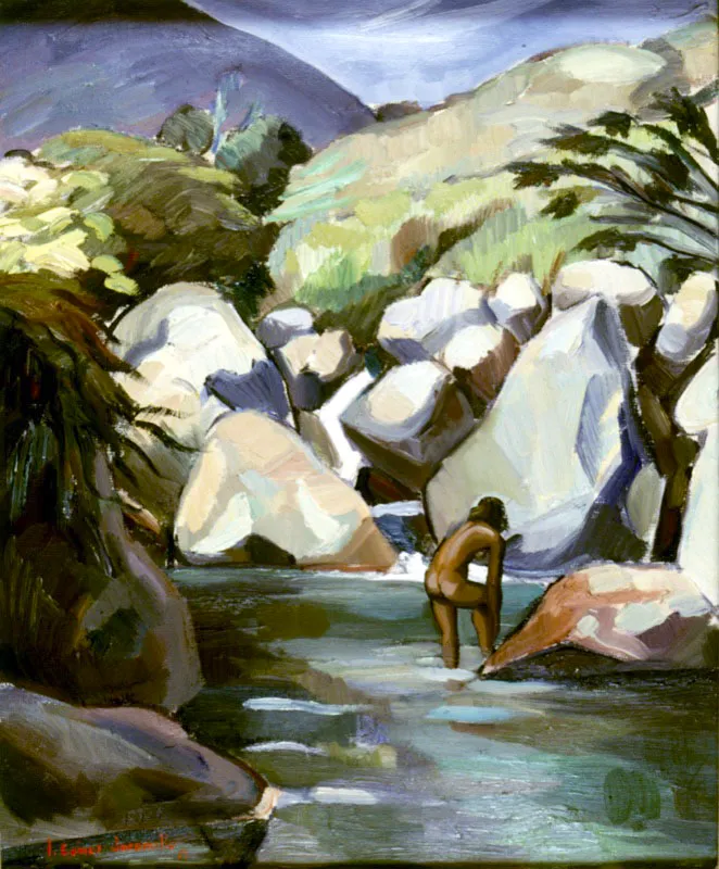 La Galia / 1957 / Óleo sobre lienzo / 80 x 65 cm