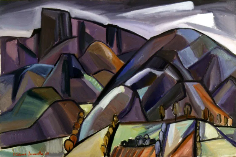 El Tablazo / 1969 / Óleo sobre lienzo / 100 x 150 cm