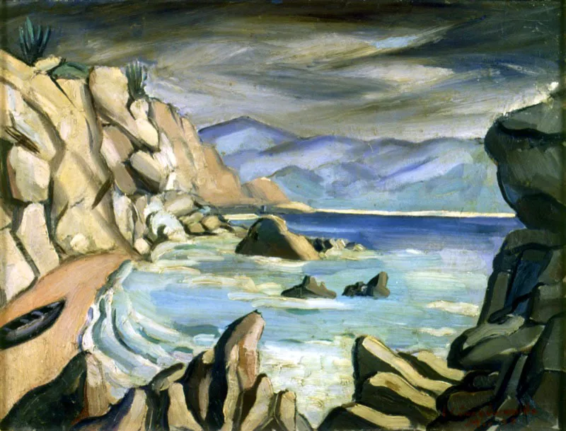 Paisaje marino / 1947 / Óleo sobre lienzo / 50 x 66 cm