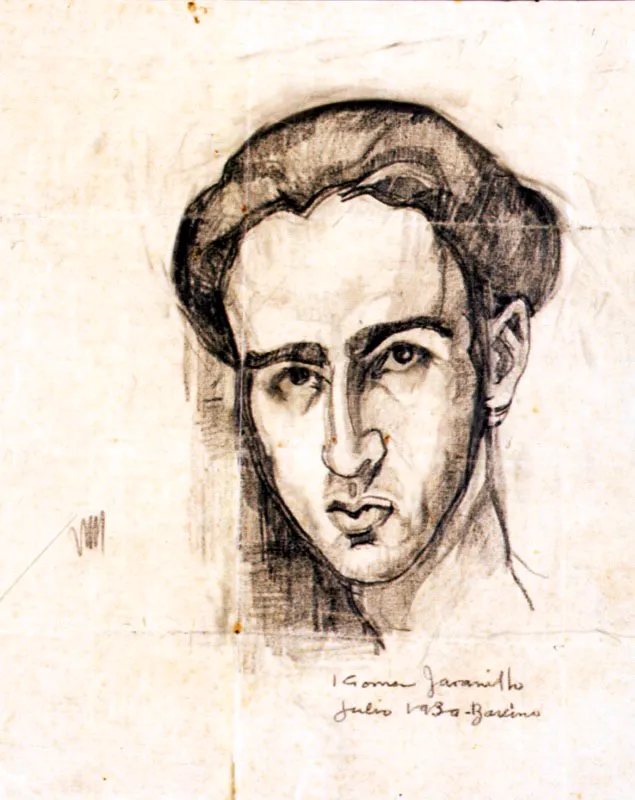 Autorretrato / 1930 / Lápiz sobre papel / 20 x 15 cm