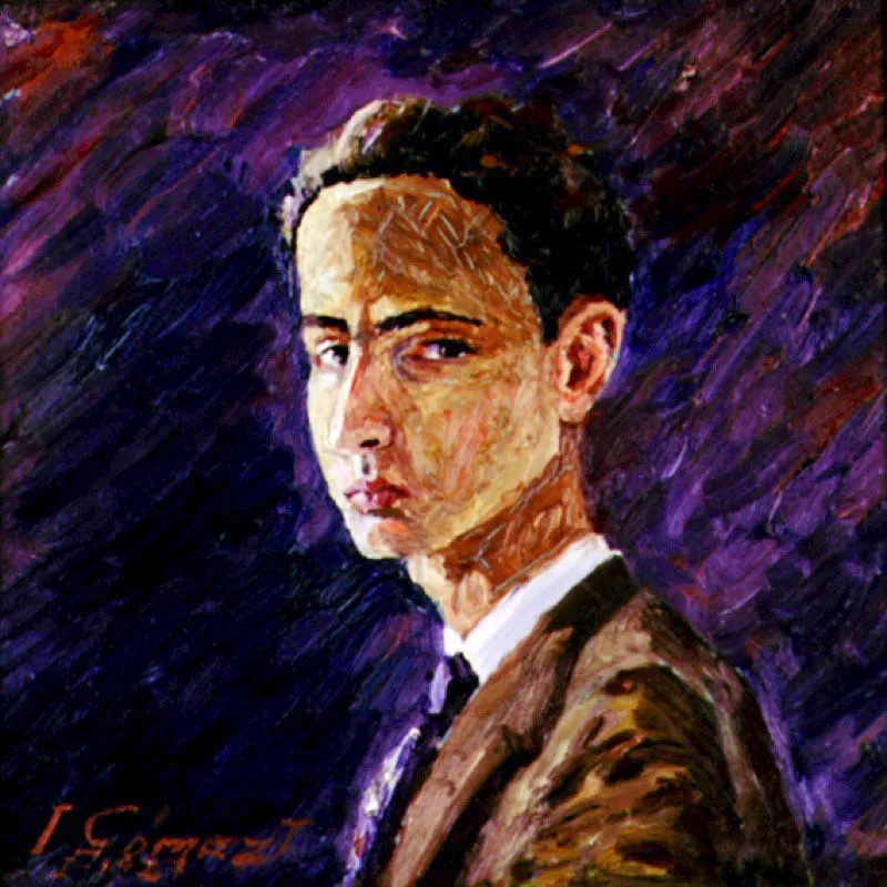 Autorretrato / 1927 / leo sobre lienzo / 22 x 22 cm 