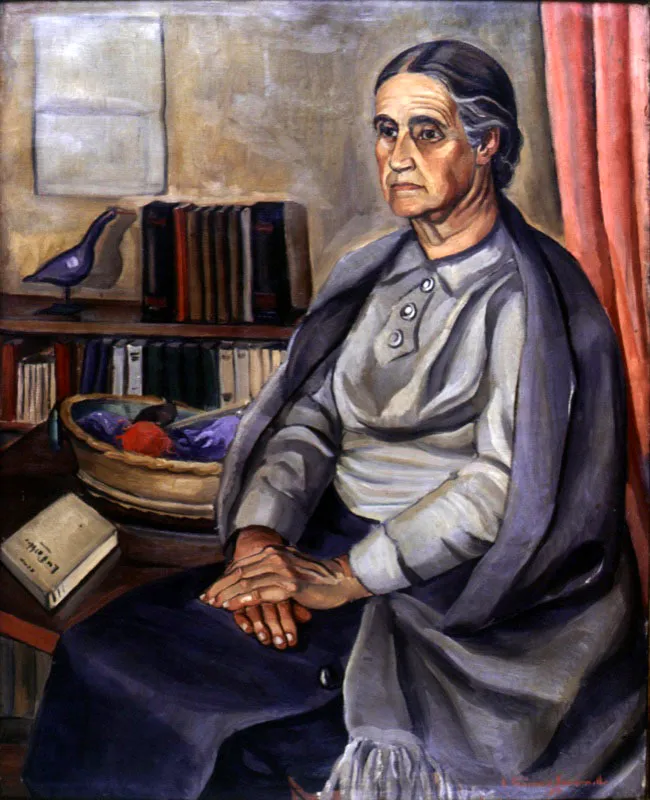 La madre del artista / 1939 / leo sobre lienzo / 99 x 80 cm 