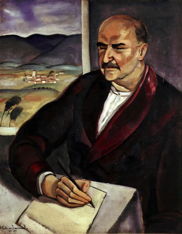 Tomás Carrasquilla / 1934 / Óleo sobre lienzo /90 x 70 cm
