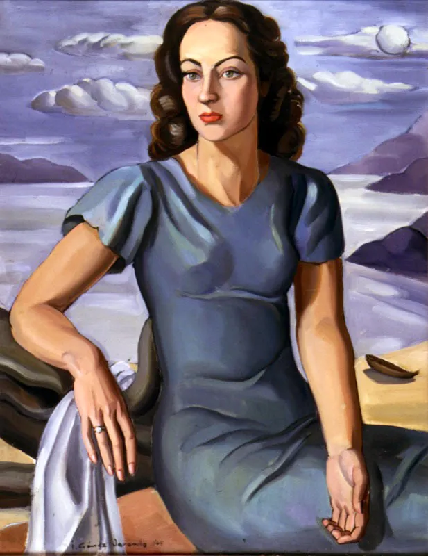 Pepita Castel / 1945 / leo sobre lienzo / 102 x 84 cm 