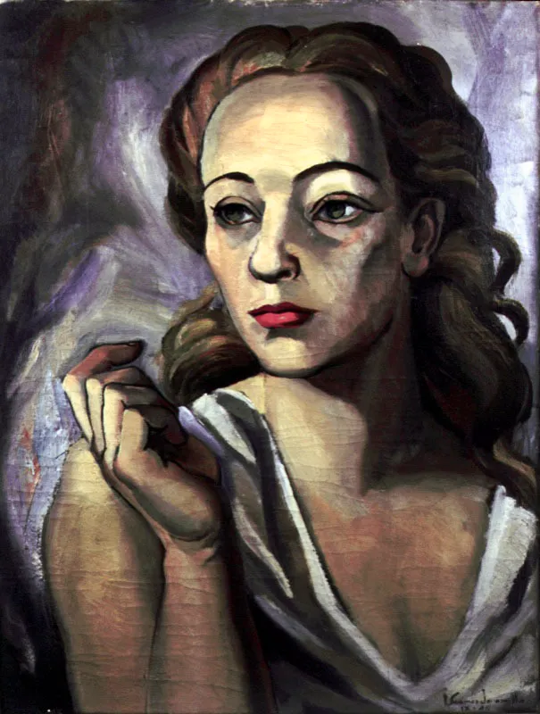 Margot / 1946 / leo sobre lienzo / 65 x 55 cm 