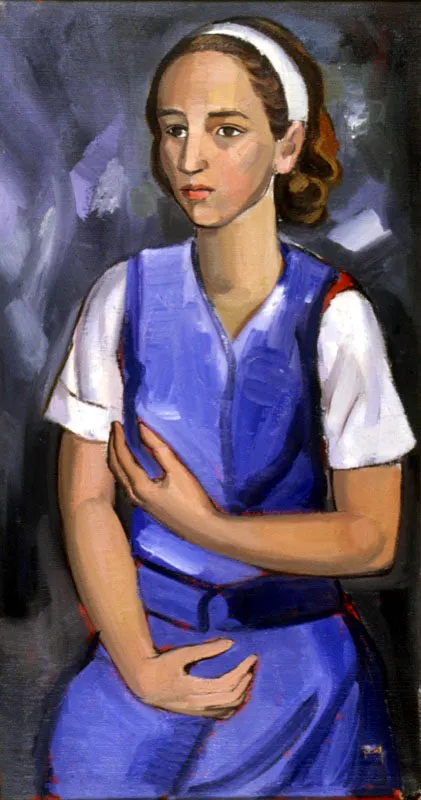 Jimena Gómez / 1964 / Óleo sobre lienzo / 110 x 58 cm