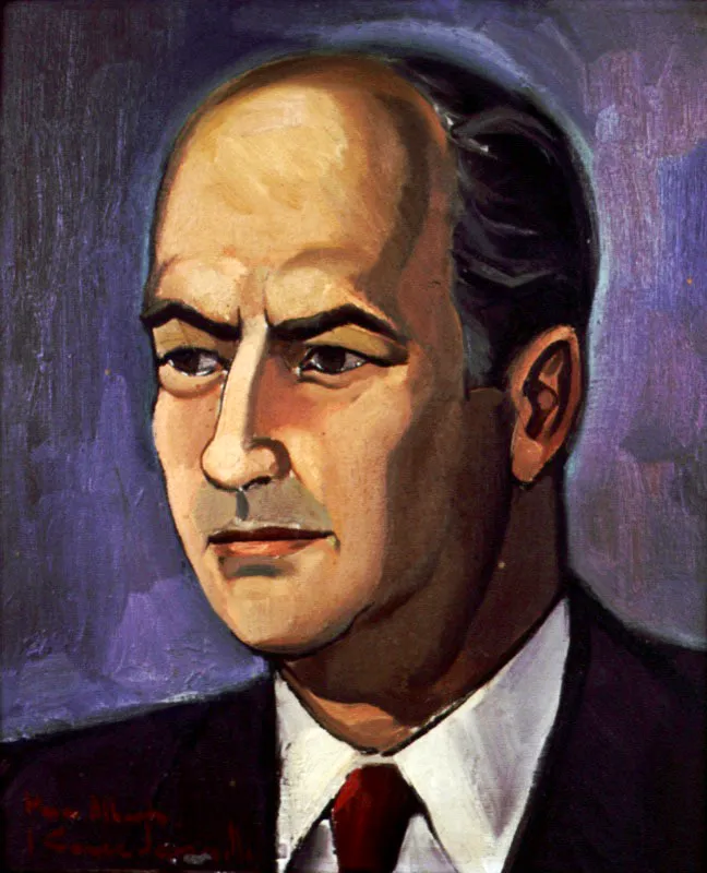 Alberto Jaramillo S. I / sf / Óleo sobre lienzo / 40 x 35 cm