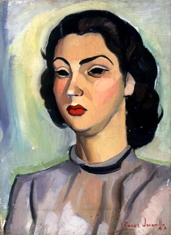 Muchacha rusa / 1953 / leo sobre lienzo / 48 x 35 cm 