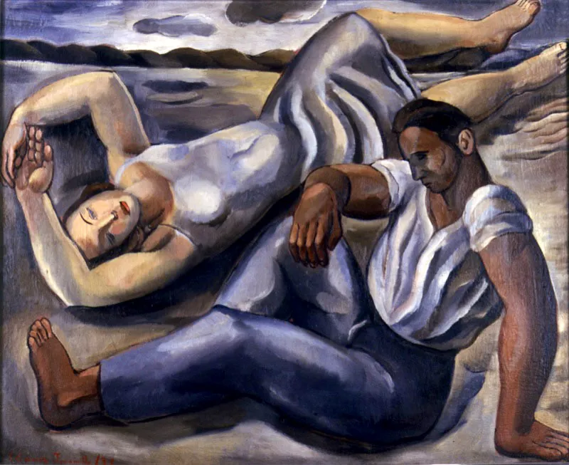 Siesta / 1937 / leo sobre lienzo / 60 x 76 cm 