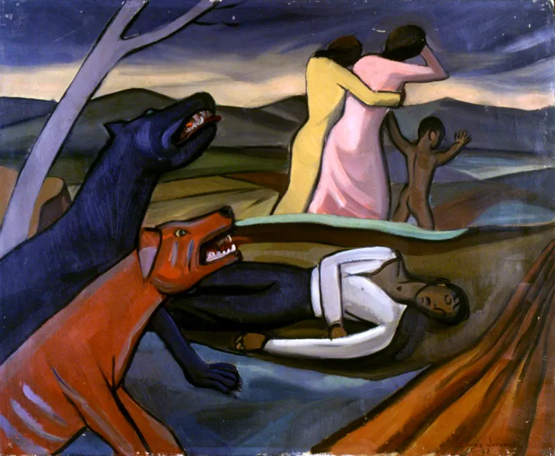 Violenica / 1954 / Óleo sobre lienzo / 81 x 100 cm