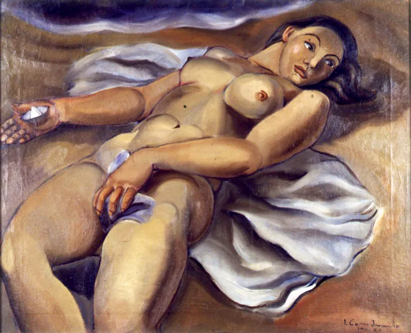 Desnudo / 1947 / leo sobre lienzo / 60 x 76 cm 