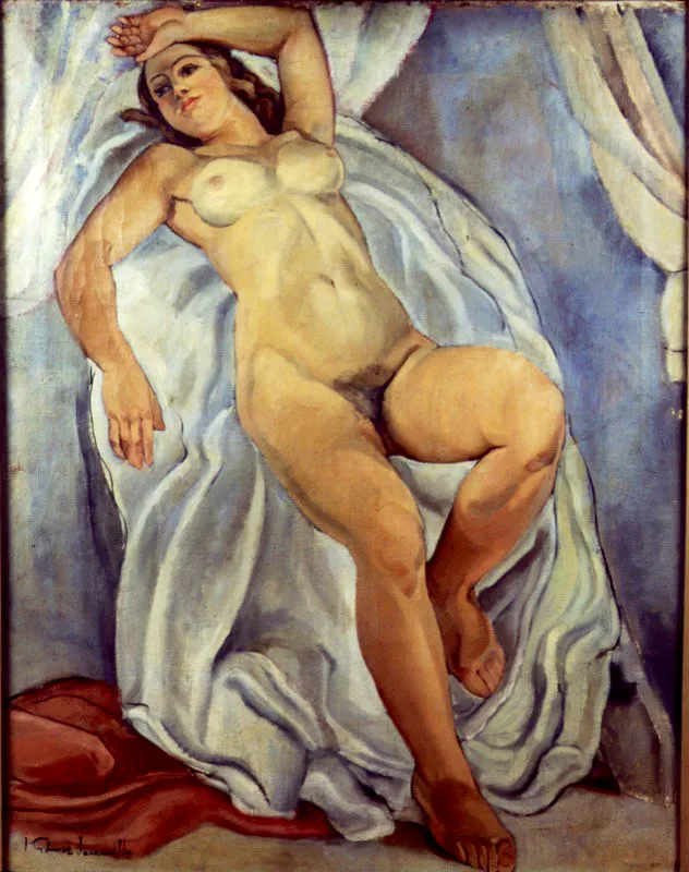 Desnudo / sf / Óleo sobre lienzo / 102 x 80 cm