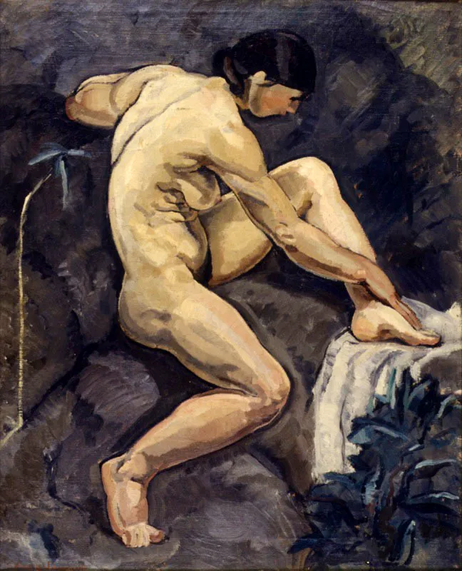 Desnudo / 1930 / Óleo sobre lienzo / 77 x 62 cm
