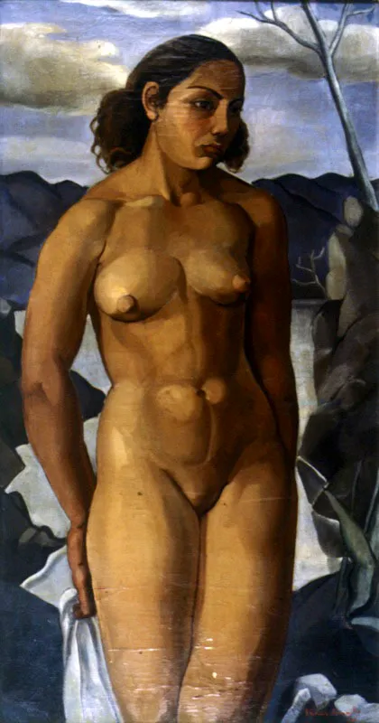 Desnudo / 1940 / Óleo sobre lienzo / 128 x 66 cm