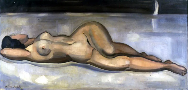 Desnudo / 1964 / leo sobre lienzo / 70 x 146 cm 