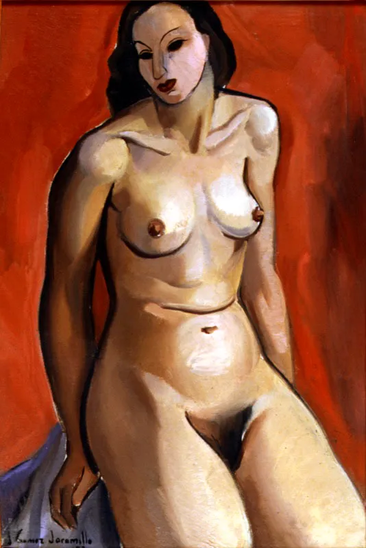 Desnudo / 1952 / leo sobre lienzo / 90 x 65 cm 