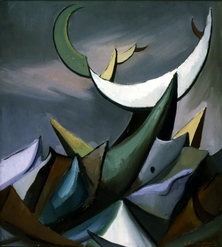 Sin título / 1967 / Óleo sobre lienzo / 78 x 70 cm