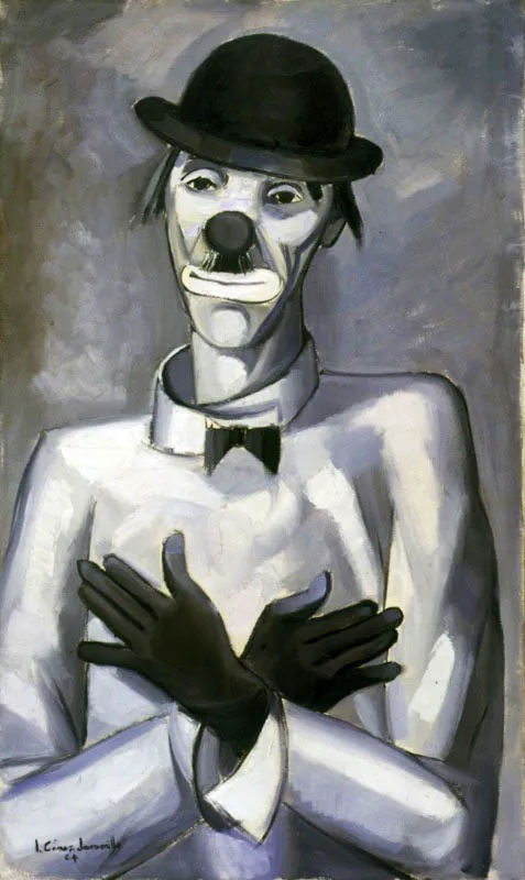 Payaso / 1964 / leo sobre lienzo / 102 x 60 cm 