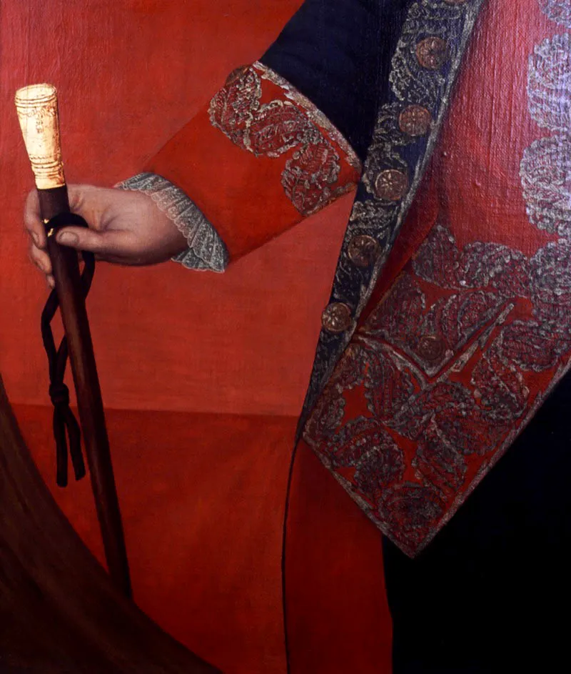 Joaqun Gutierrez. Virrey Jos Antonio Amar y Borbn (detalle), ca. 1800 