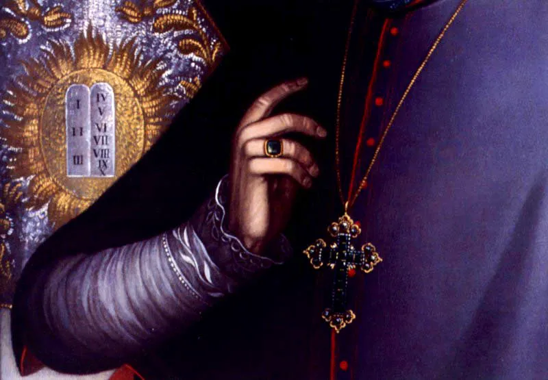 Taller de los Figueroa. Arzobispo Fernando Caicedo y Flórez, siglo xix.
Óleo sobre lienzo, 80 x 64 cm