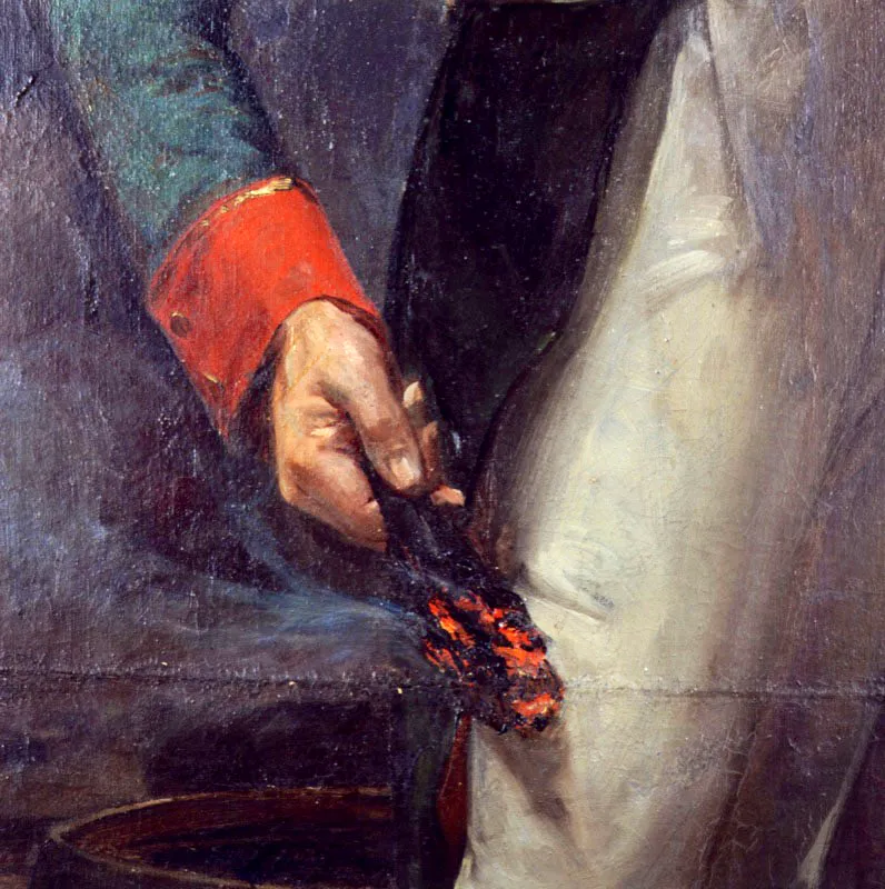 Pedro A. Quijano M. Ricaurte en San Mateo (detalle), 1920.
Óleo sobre lienzo, 191 x 318 cm