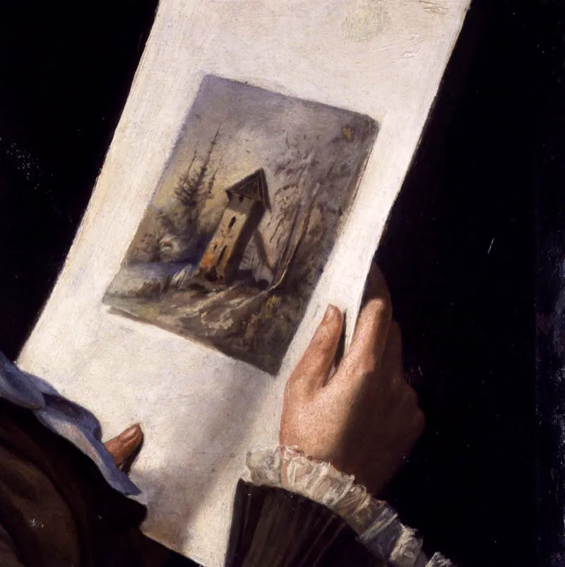 Pantaleón Mendoza. Catalina Mendoza, 1880.
Óleo sobre lienzo, 90 x 71 cm