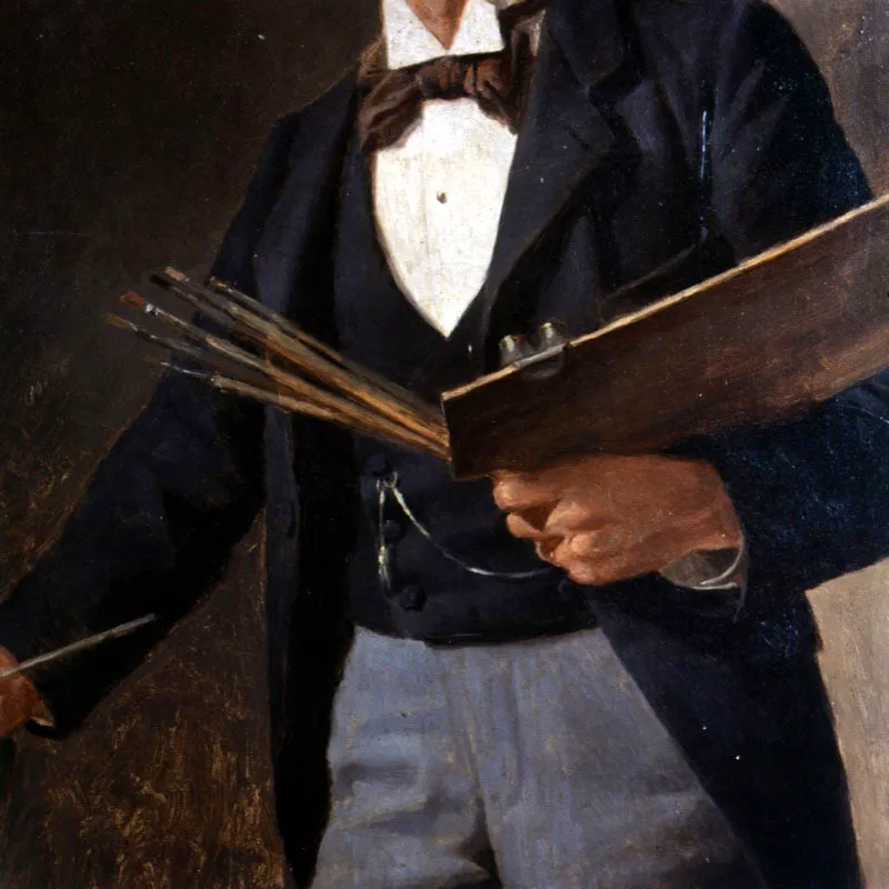 Ricardo Acevedo Bernal. Retrato de Francisco A. Cano, 1917.
Óleo sobre lienzo, 73,5 x 46 cm